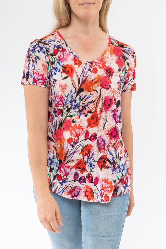 Botanical Floral Printed Tee