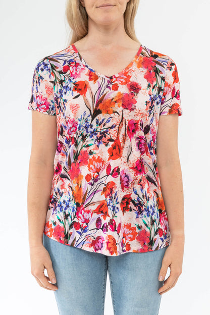Botanical Floral Printed Tee