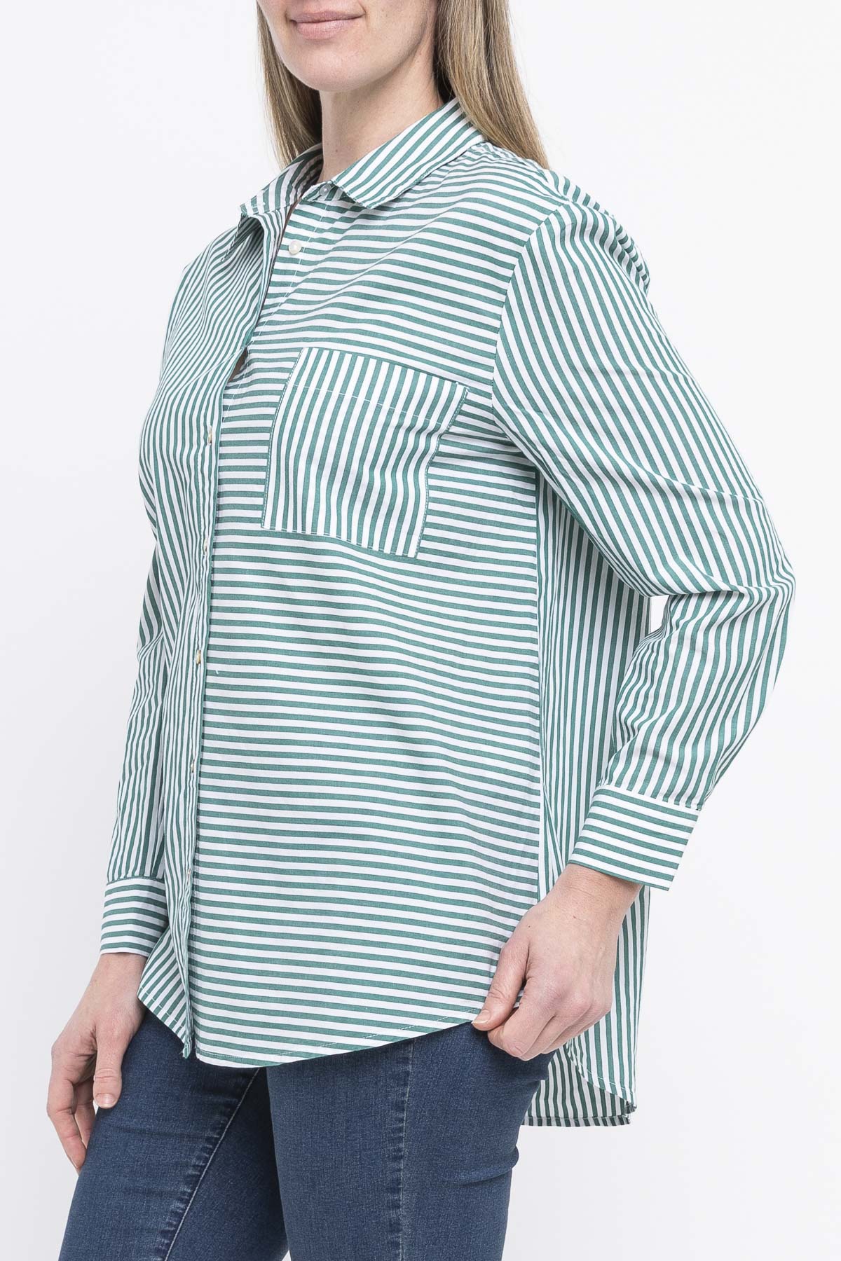 Stripe Shirt Evergreen