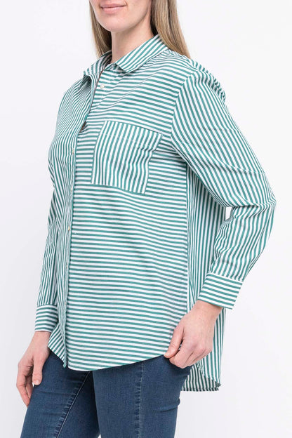 Stripe Shirt Evergreen