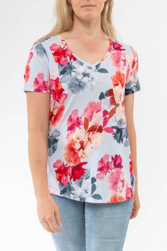 Summer Bloom Printed Tee