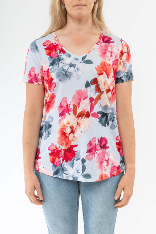 Summer Bloom Printed Tee